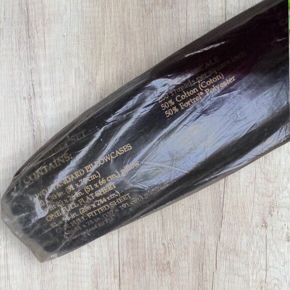 NEW COLOURS Alexander Julian TWIN 3-PC Blue Sky Sheet Set Flat Fitted Sheet Set - Picture 3 of 8